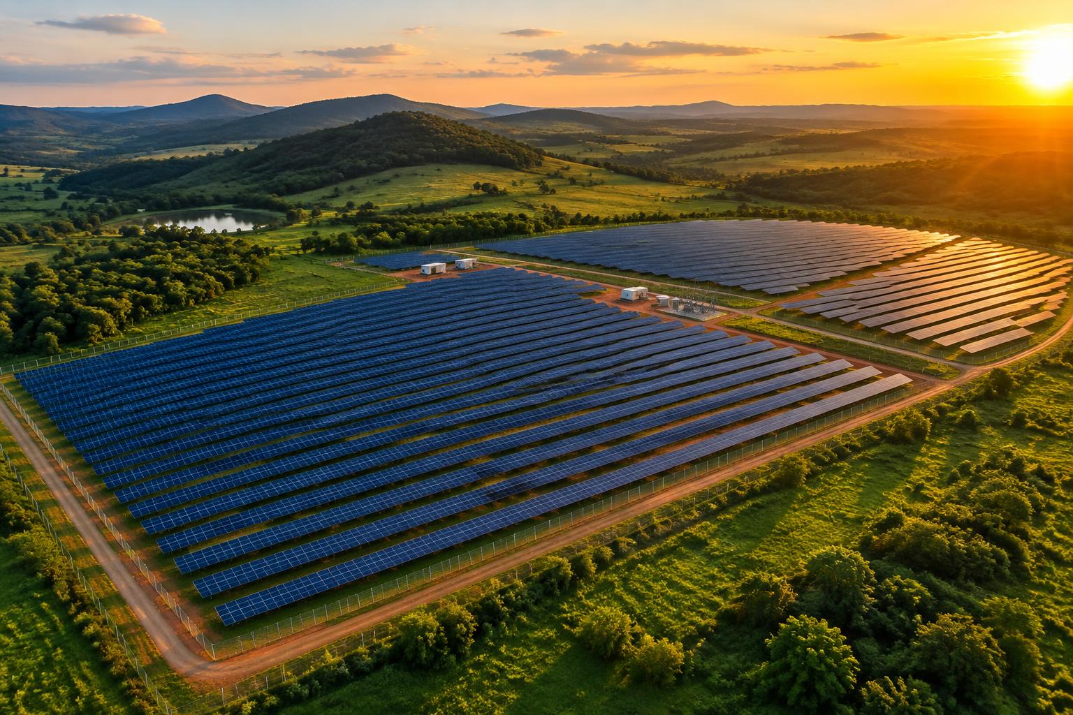 Usina solar da Soys em Minas Gerais